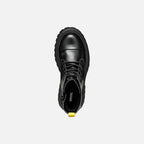 Geox bocanci fete cu siret si fermoar 31-35 Black