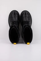 Geox bocanci fete inalti cu siret si fermoar 31-35 Black