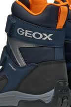 Geox botine baieti captusite si impermeabile Amphibiox 28-35 Navy