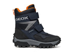 Geox botine baieti captusite si impermeabile Amphibiox 28-35 Navy