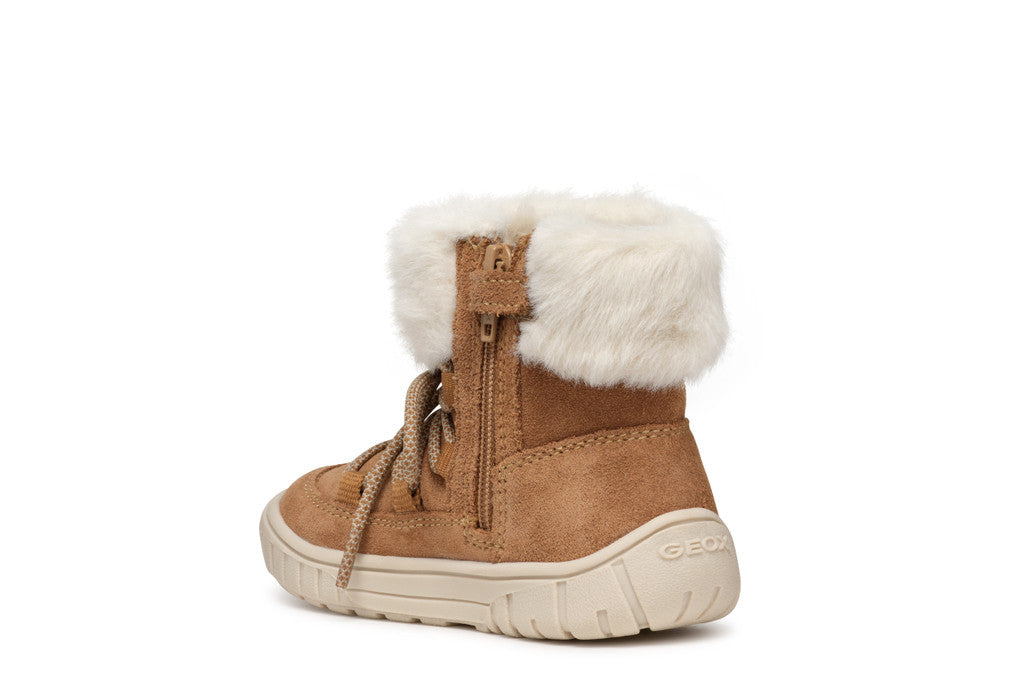 Geox botine fete imblanite Waterproof 24-27 Whisky