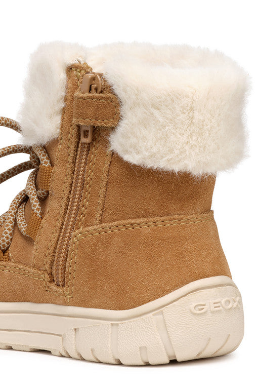 Geox botine fete imblanite Waterproof 24-27 Whisky