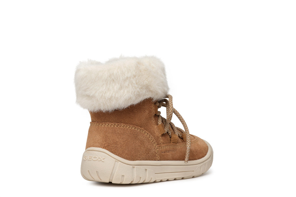 Geox botine fete imblanite Waterproof 20-23 Whisky