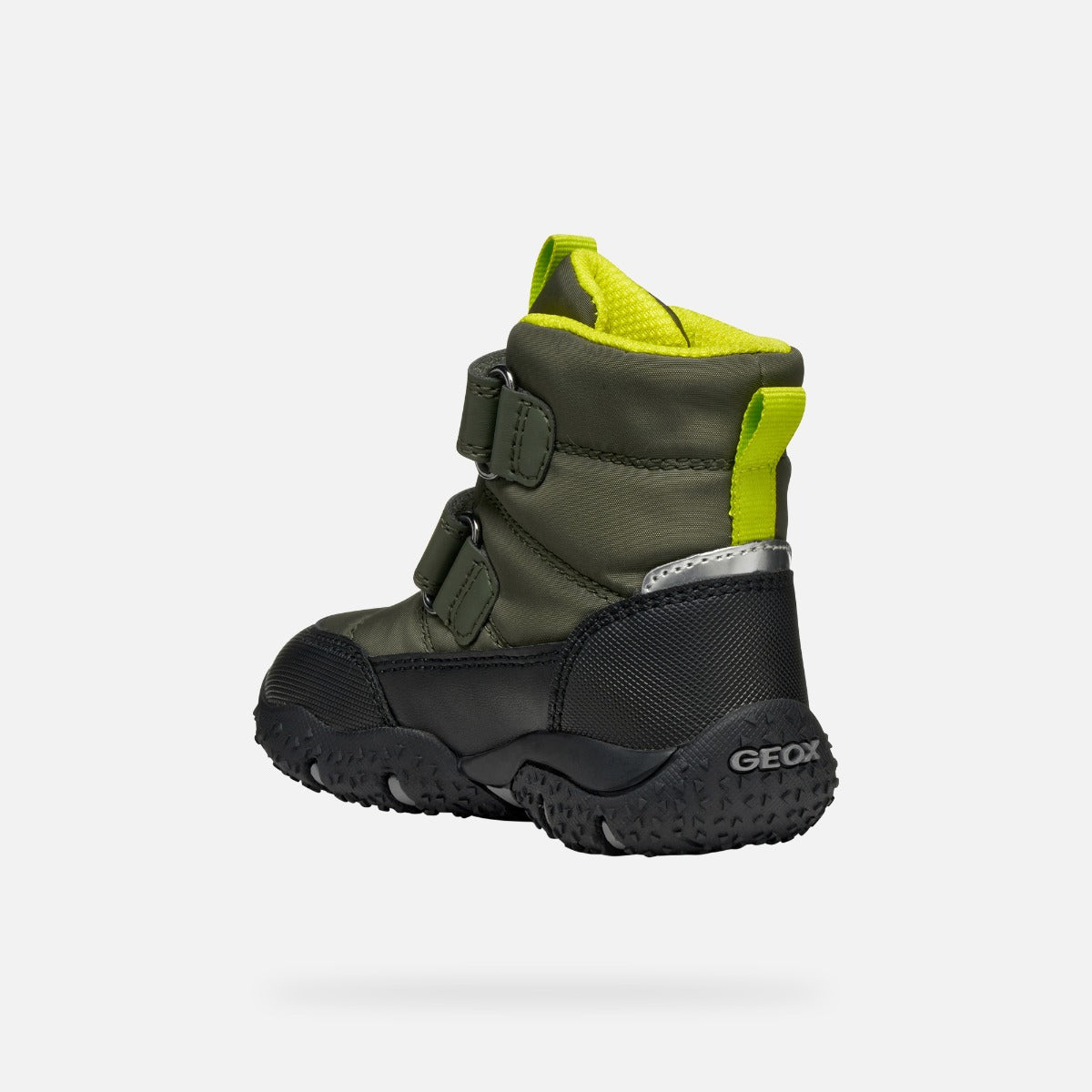 Geox ghete baieti captusite Baltic Amphibiox 24-27 Dk.Green/ Lime Green