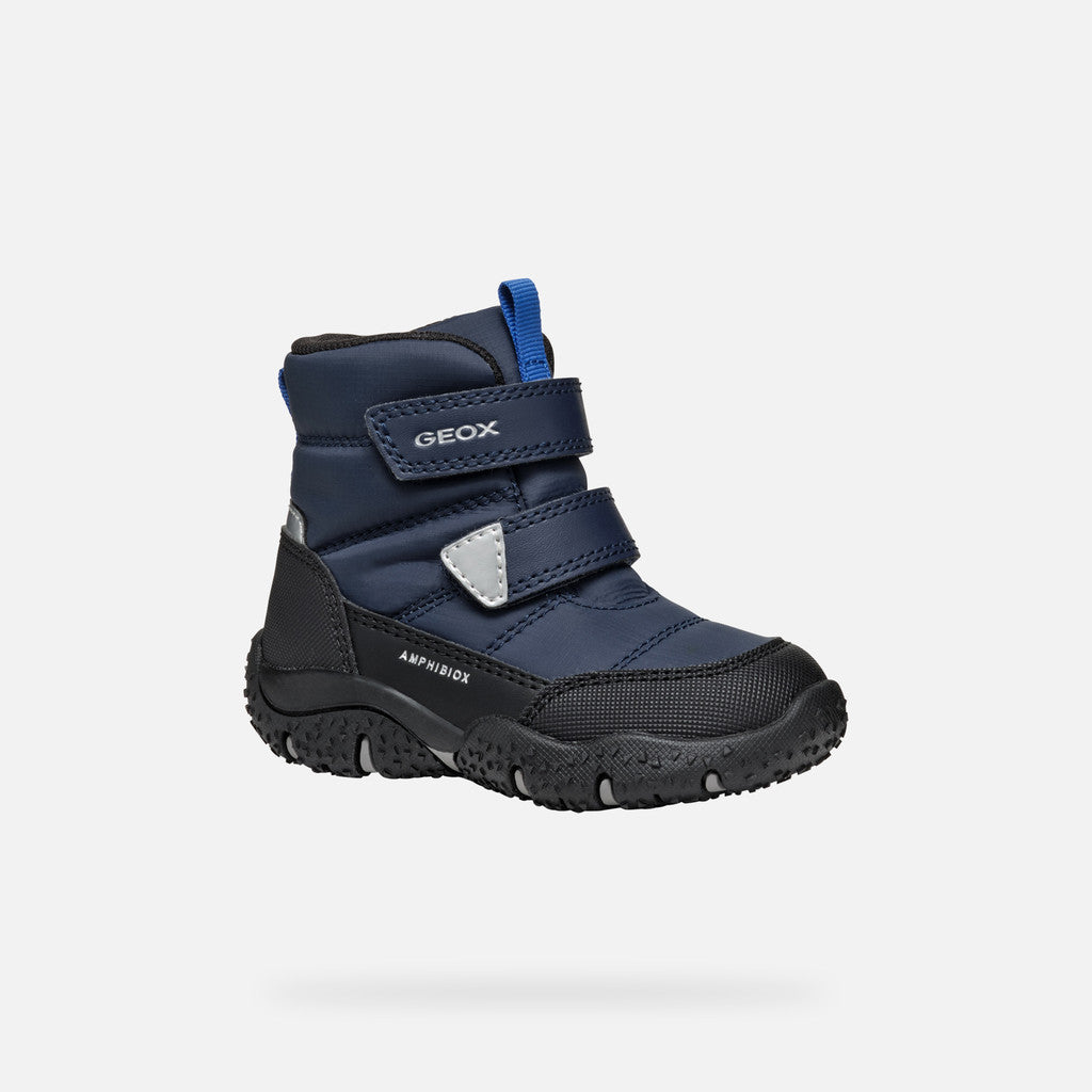 Geox ghete baieti captusite Baltic Amphibiox 20-23 Navy/Royal