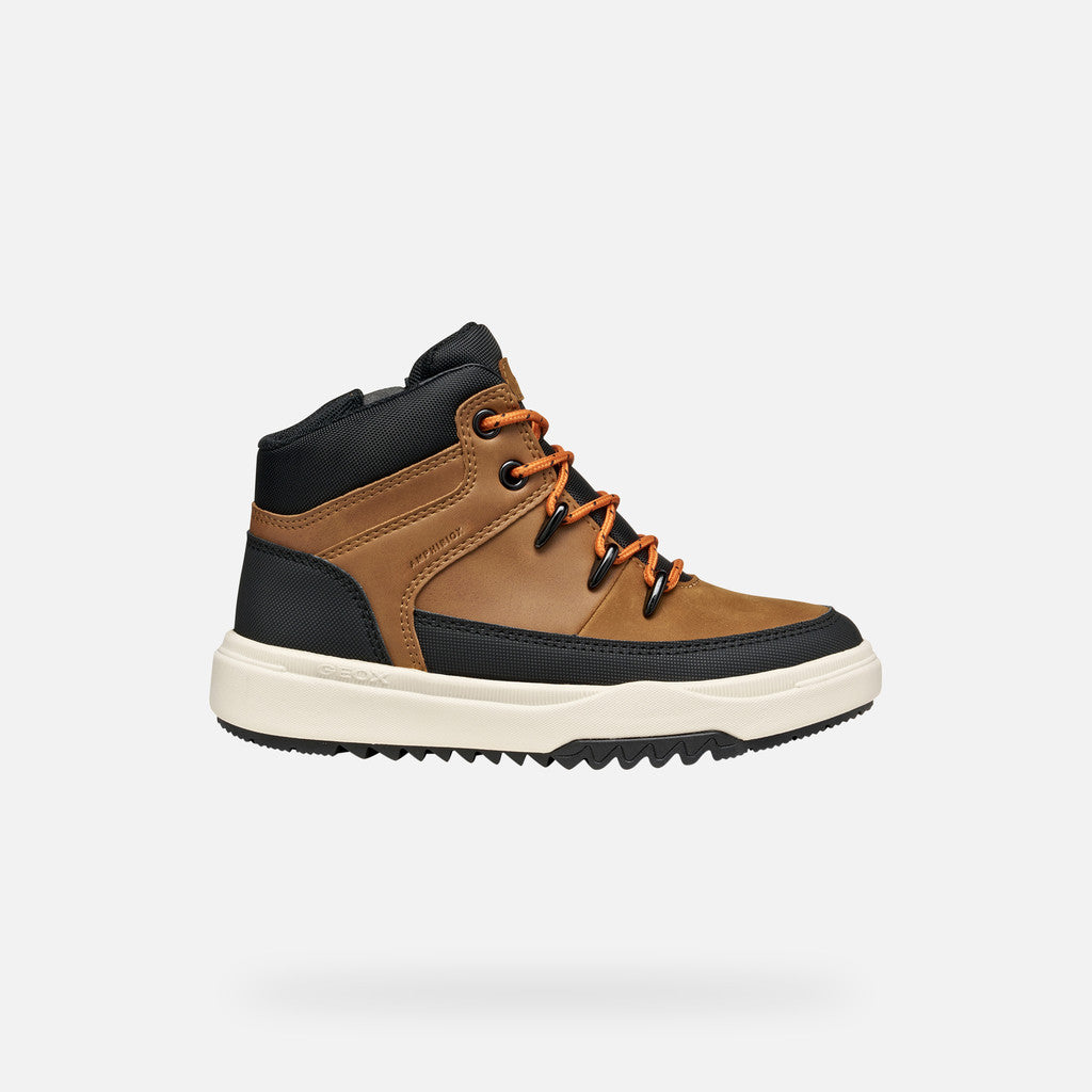 Geox ghete baieti captusite Bunshee Amphibiox 28-35 Light Brown