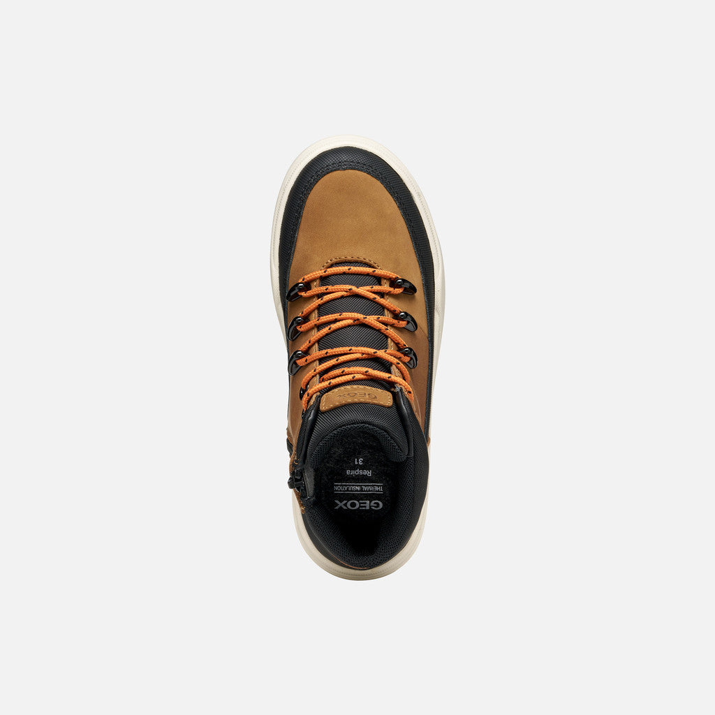 Geox ghete baieti captusite Bunshee Amphibiox 28-35 Light Brown