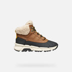 Geox ghete baieti captusite Flexyper Plus Amphibiox 28-35 Brown/Yellow