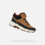 Geox ghete baieti captusite Flexyper Plus Amphibiox 28-35 Dark Yellow/Black
