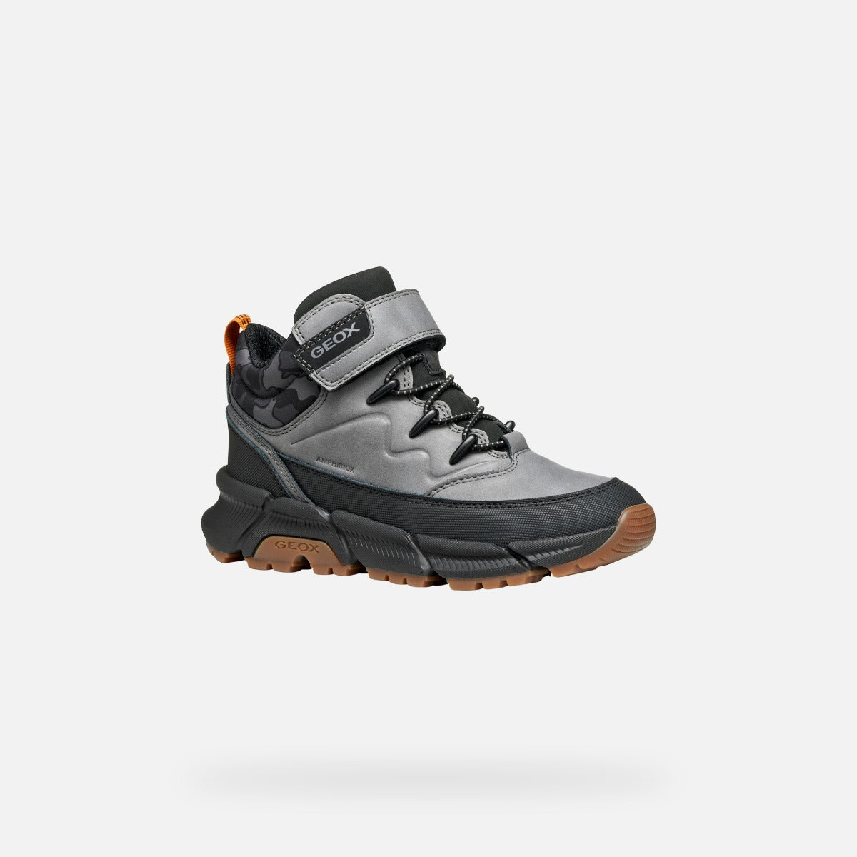 Geox ghete baieti captusite Flexyper Plus Amphibiox 28-35 Grey/Black