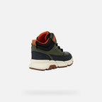 Geox ghete baieti captusite Flexyper Plus Amphibiox 36-37 Military/Orange