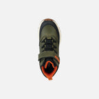 Geox ghete baieti captusite Flexyper Plus Amphibiox 36-37 Military/Orange