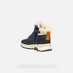 Geox ghete baieti captusite Flexyper Plus Amphibiox 28-35 Navy/Dark Orange