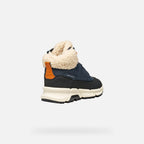 Geox ghete baieti captusite Flexyper Plus Amphibiox 36-37 Navy/Dark Orange