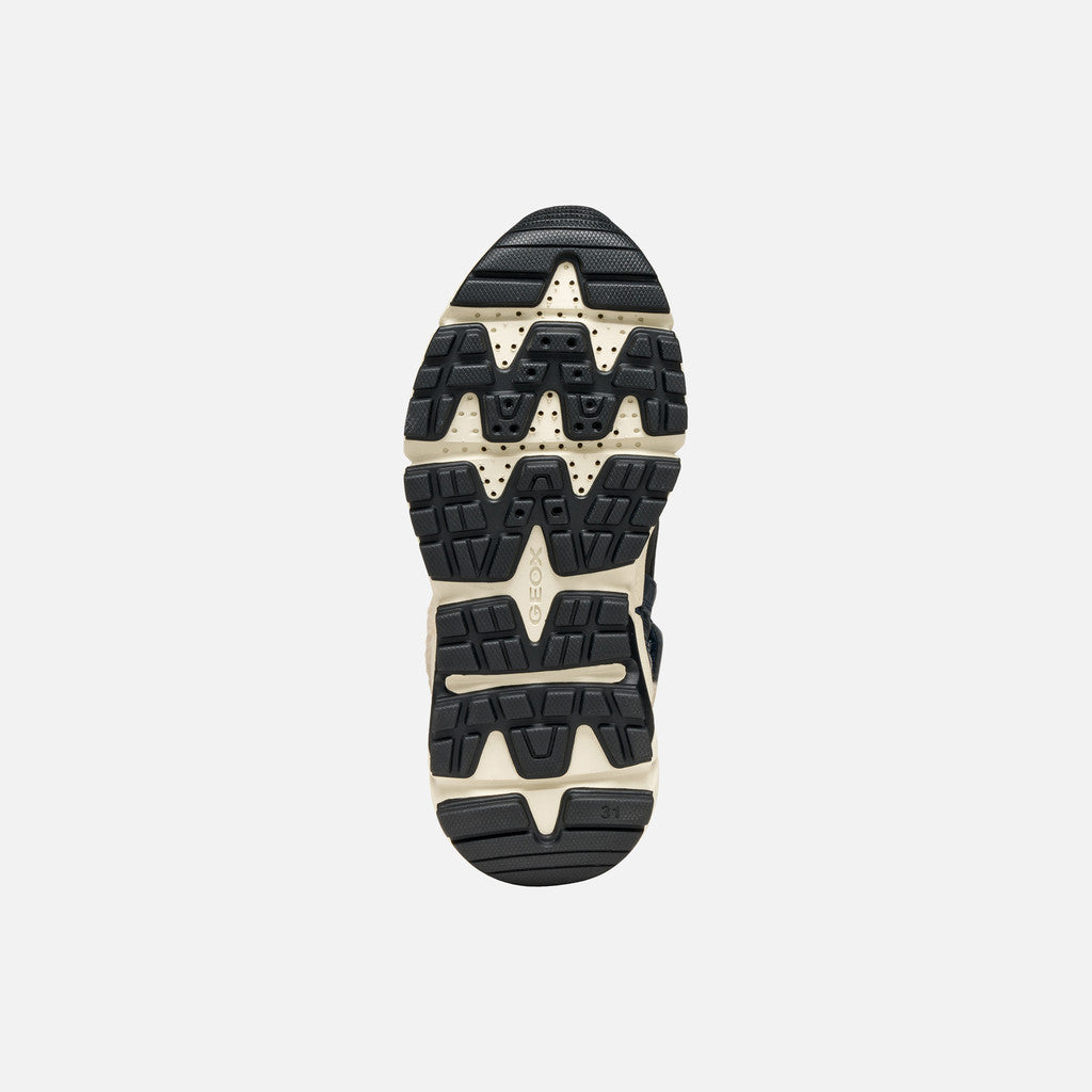 Geox ghete baieti captusite Flexyper Plus Amphibiox 28-35 Navy/Dark Orange