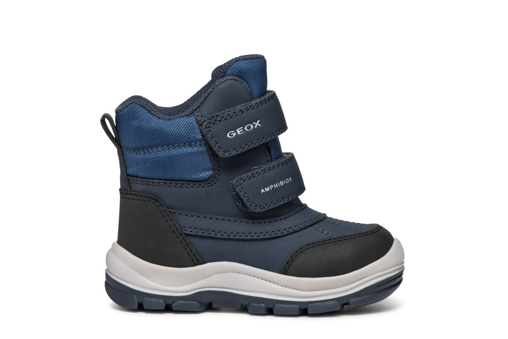 Geox ghete baieti captusite si impermeabile Amphibiox 20-23 Navy Imagine principală a produsului