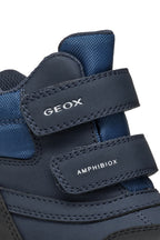 Geox ghete baieti captusite si impermeabile Amphibiox 20-23 Navy