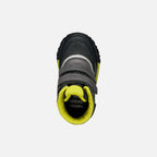 Geox ghete baieti captusite Trekkyup Amphibiox 24-27 Black/Fluo Green