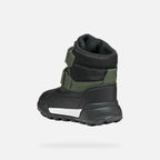 Geox ghete baieti captusite Trekkyup Amphibiox 20-23 Dark Green/Black