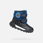 Geox ghete baieti captusite Trekkyup Amphibiox 20-23 Navy/Jeans