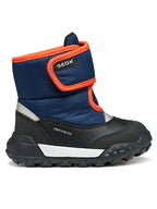 Geox ghete baieti captusite Trekkyup Amphibiox 20-23 Navy/Orange