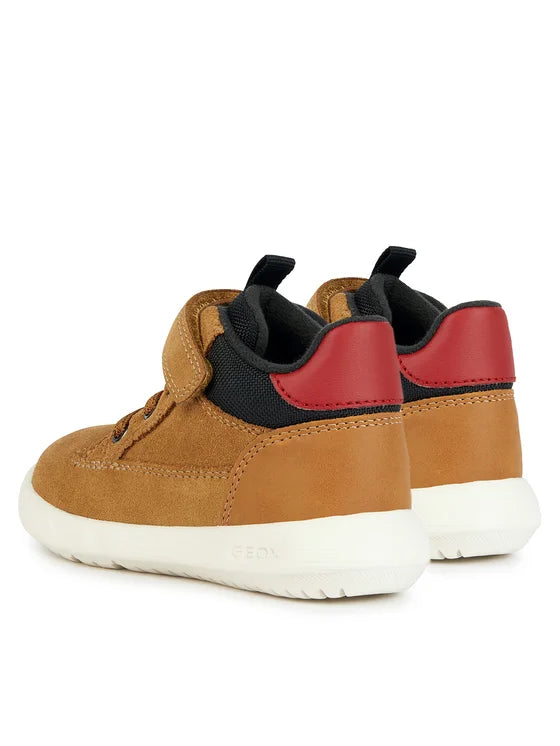 Geox ghete baieti Hyroo 20-23 Curry/Black