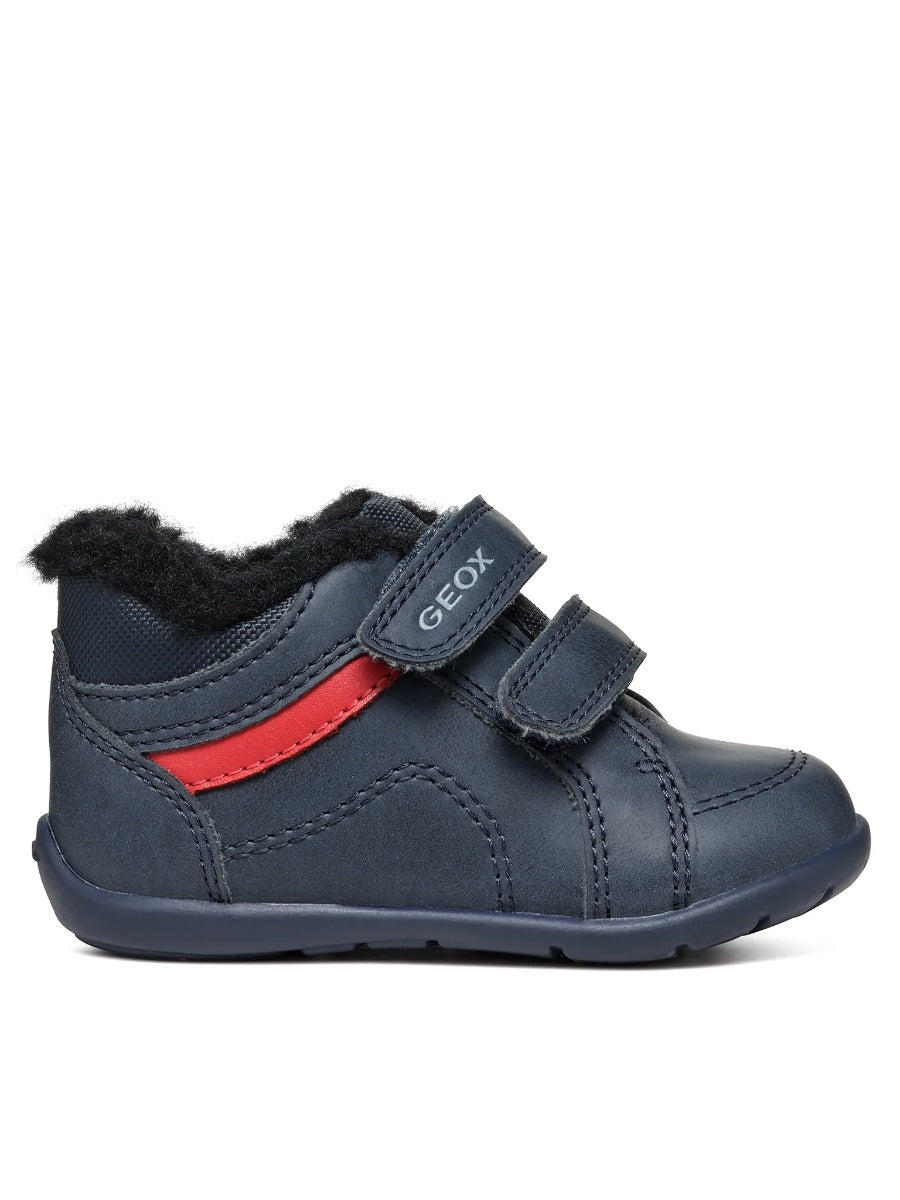 Geox ghete baieti imblanite 18-26 Navy Red Imagine principală a produsului