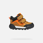 Geox ghete baieti Trekkyup Amphibiox 20-23 DK.Yellow/Black
