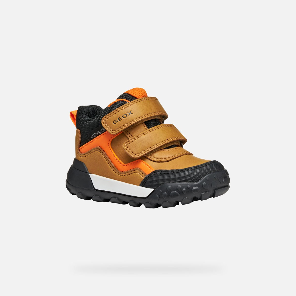 Geox ghete baieti Trekkyup Amphibiox 20-23 DK.Yellow/Black