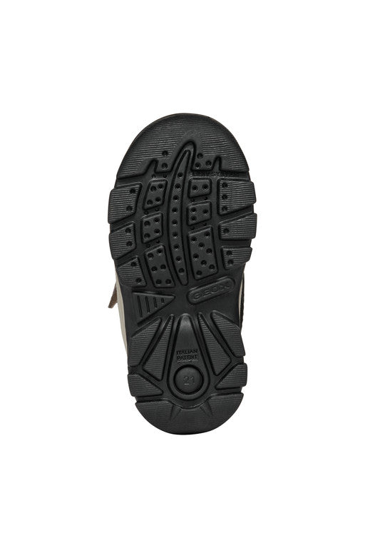 Geox ghete fete captusite si impermeabile Amphibiox 24-27 Black/Dark Beige