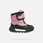 Geox ghete fete captusite Trekkyup Amphibiox 20-23 Black/Rose