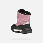 Geox ghete fete captusite Trekkyup Amphibiox 20-23 Black/Rose