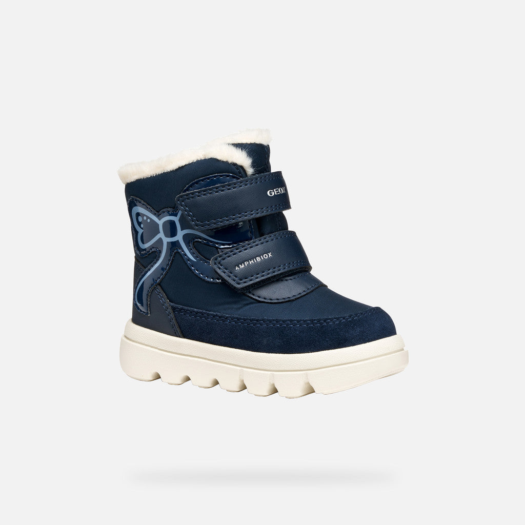 Geox ghete fete captusite Willaboom Amphibiox 24-27 Navy cu fundita