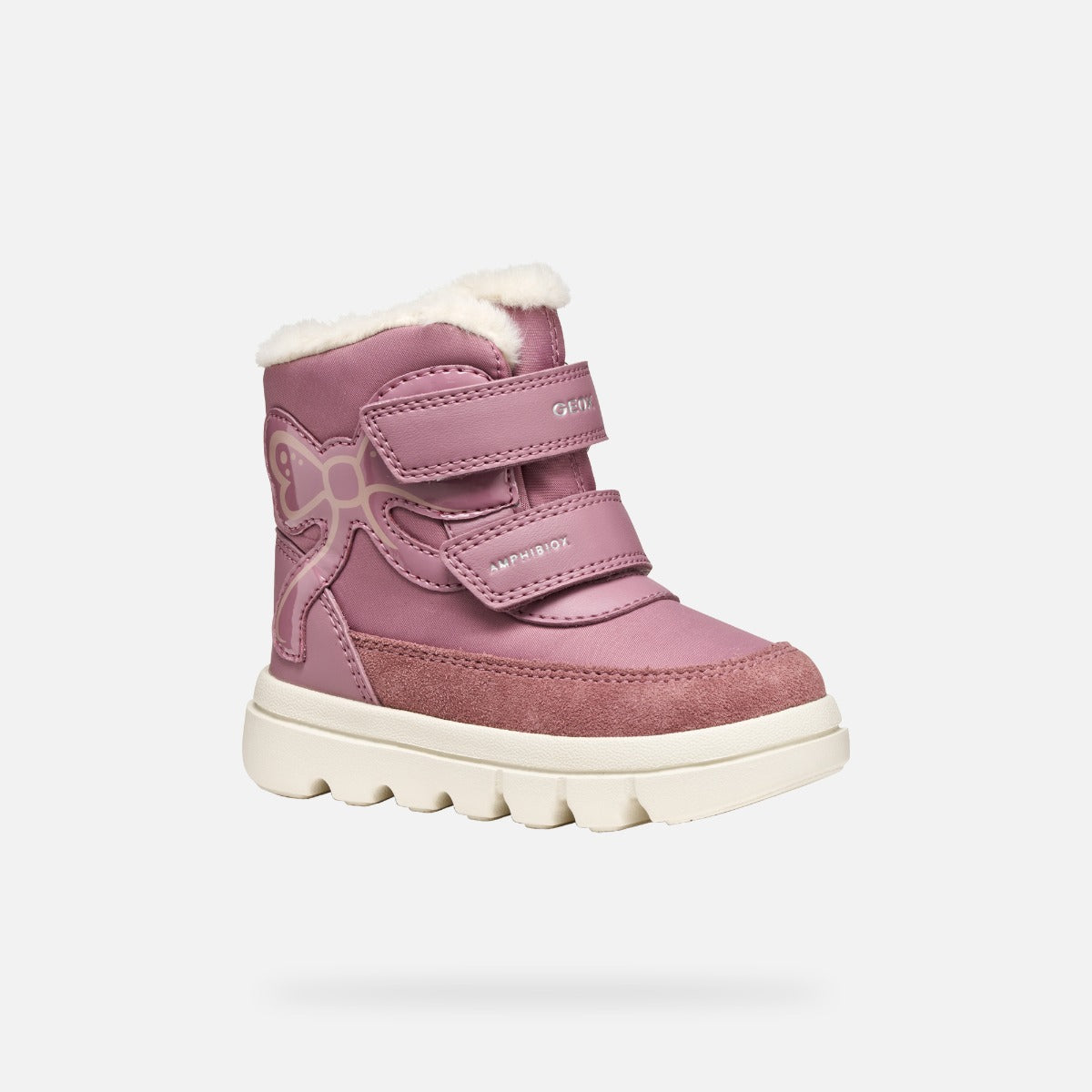 Geox ghete fete captusite Willaboom Amphibiox 24-27 Rose Smoke cu fundita Imagine principală a produsului