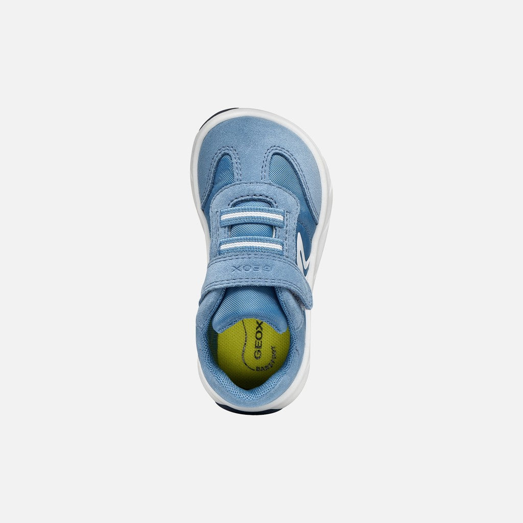 Geox pantofi baieti Barefoot Foot-Run 20-27 Dark Sky/White