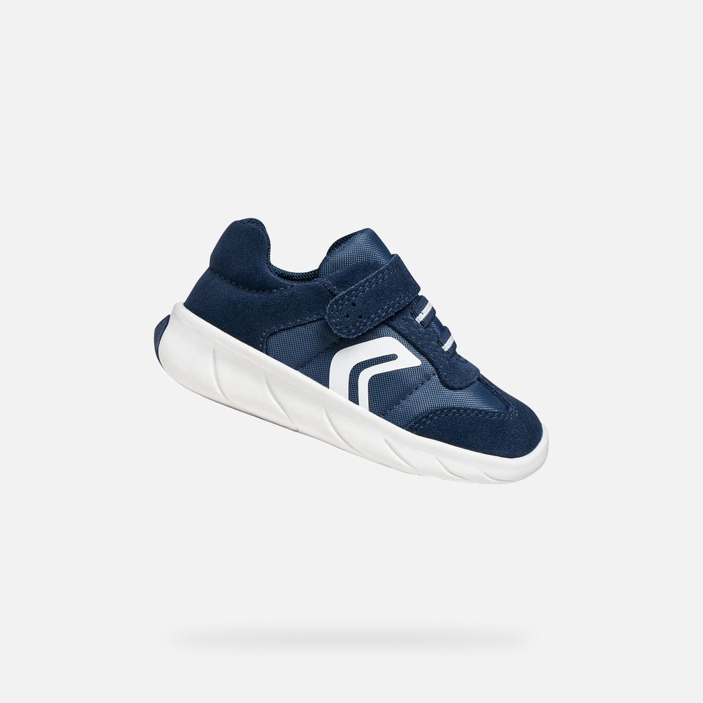 Geox pantofi baieti Barefoot Foot-Run 20-27 Light Navy/White
