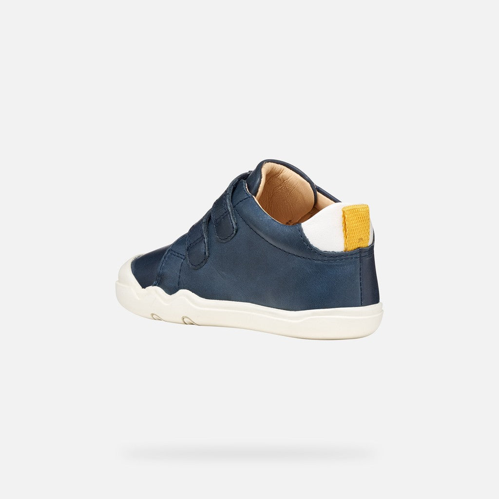 Geox pantofi baieti Barefoot Steppieup 20-27 Navy/White
