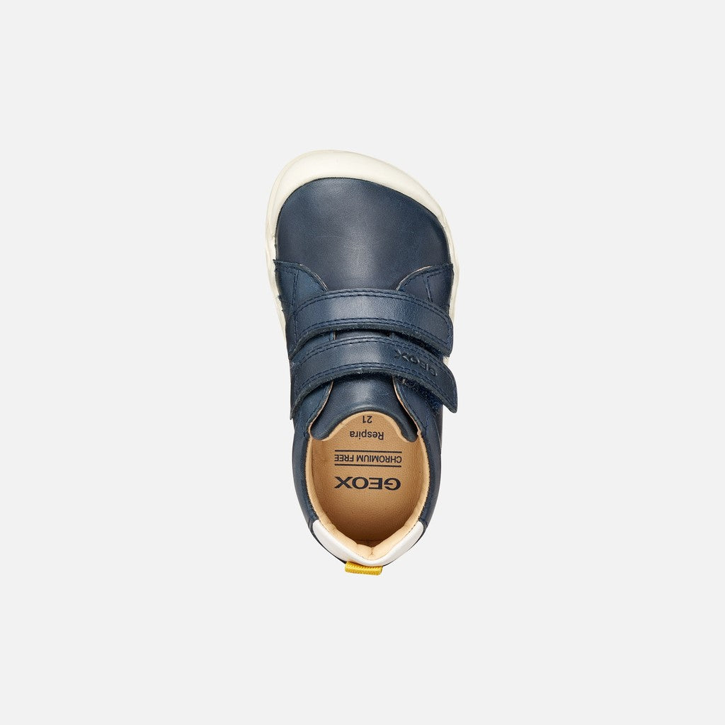 Geox pantofi baieti Barefoot Steppieup 20-27 Navy/White