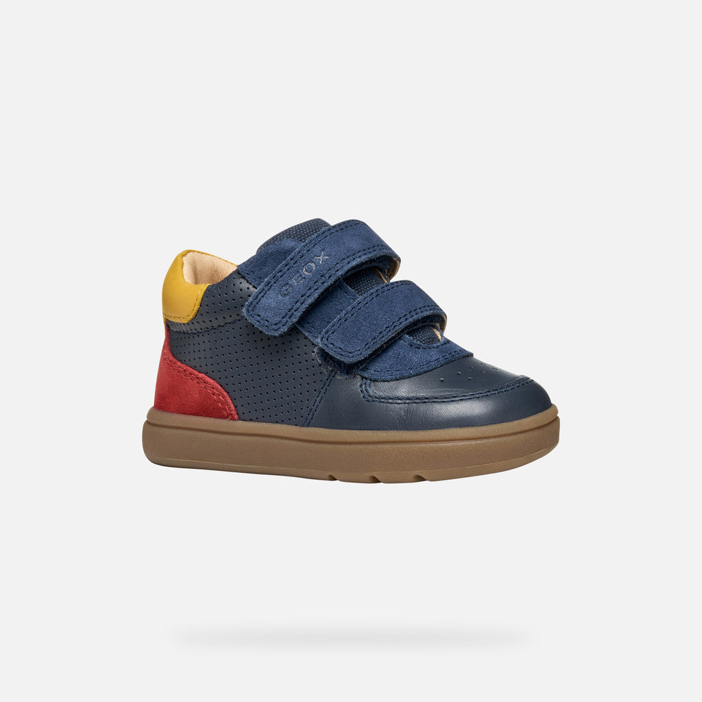 Geox pantofi baieti Biglia 18-26 Navy/Red Imagine principală a produsului