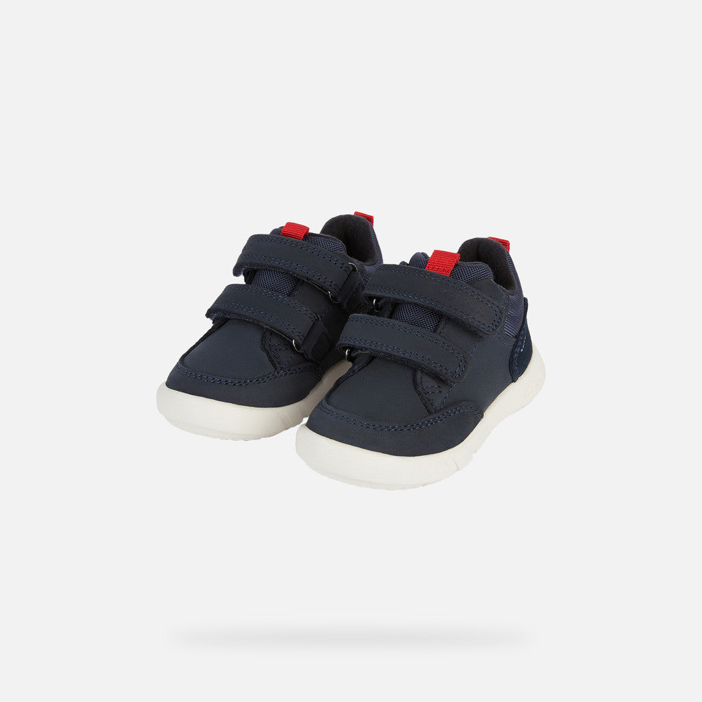 Geox pantofi baieti captusiti Hyroo 24-27 Navy/Red
