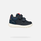 Geox pantofi baieti captusiti Hyroo 24-27 Navy/Red