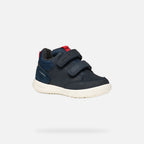 Geox pantofi baieti captusiti Hyroo 24-27 Navy/Red