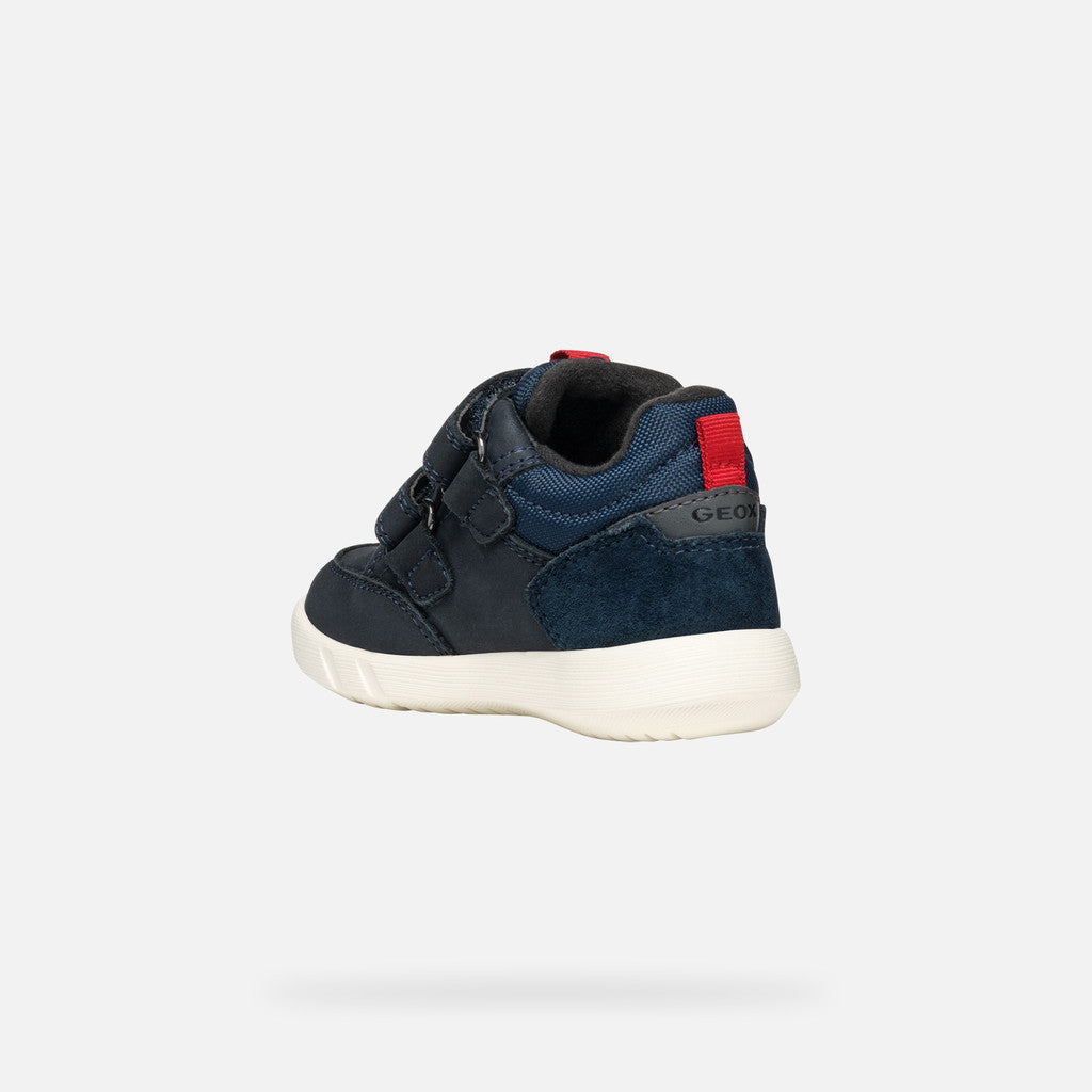 Geox pantofi baieti captusiti Hyroo 24-27 Navy/Red