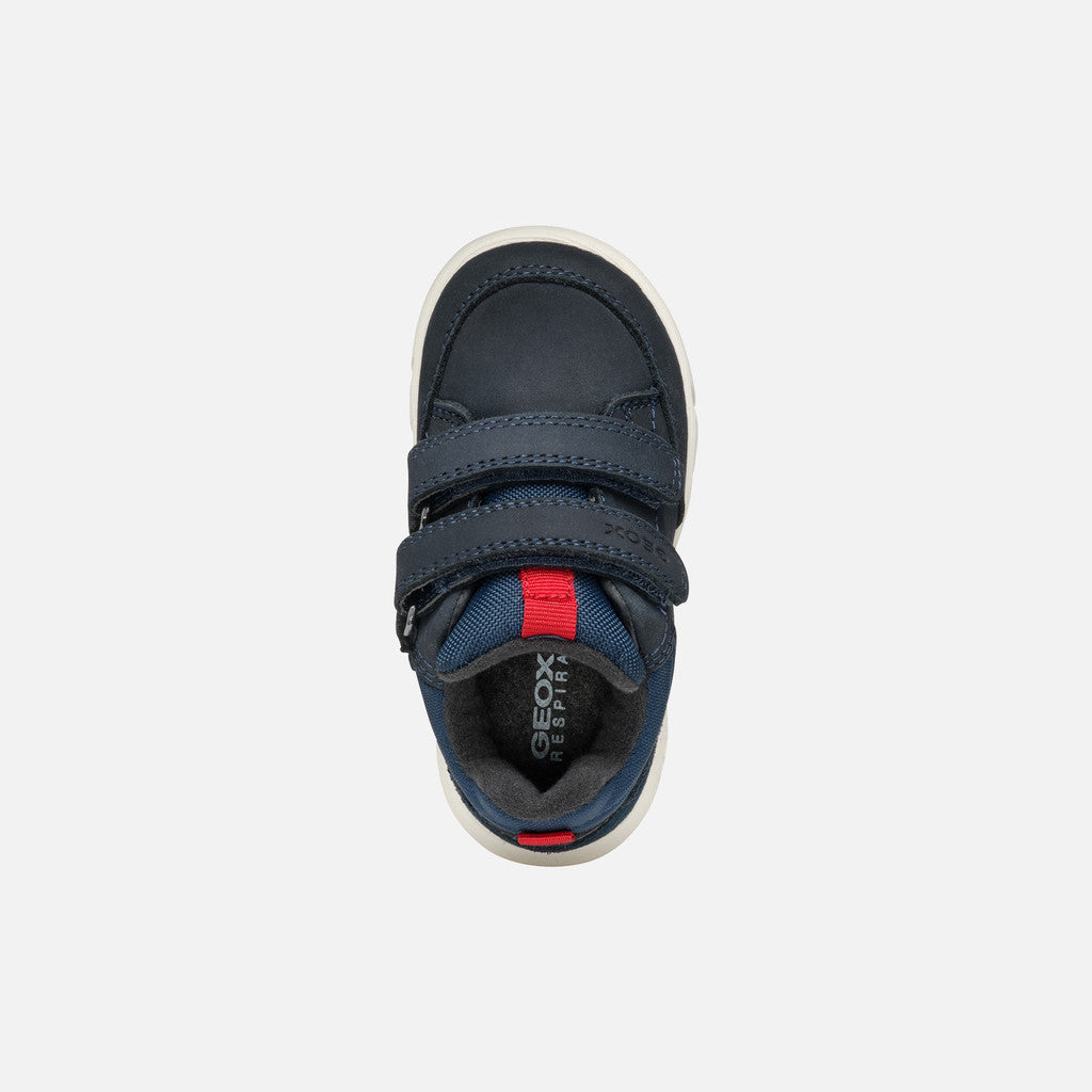 Geox pantofi baieti captusiti Hyroo 24-27 Navy/Red