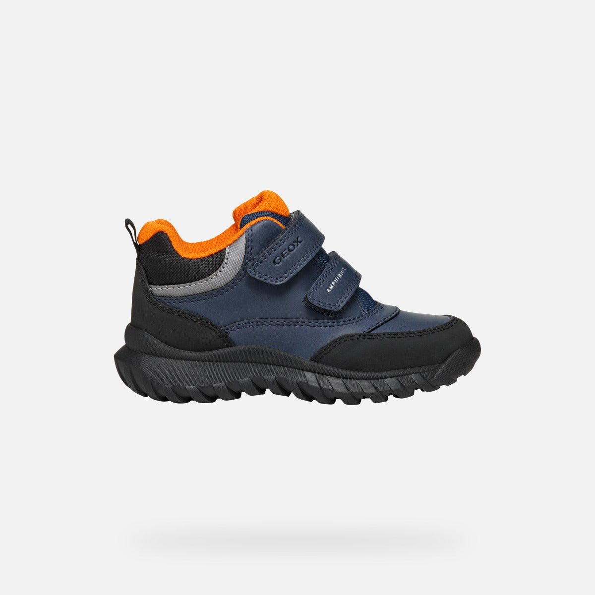 Geox pantofi baieti captusiti Simbyos Amphibiox 28-33 Blue/Orange Imagine principală a produsului