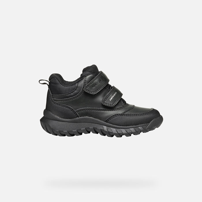 Geox pantofi baieti captusiti Simbyos Amphibiox 28-35 Black