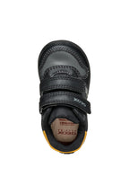 Geox pantofi baieti cu scai 18-23 Black cu ochre