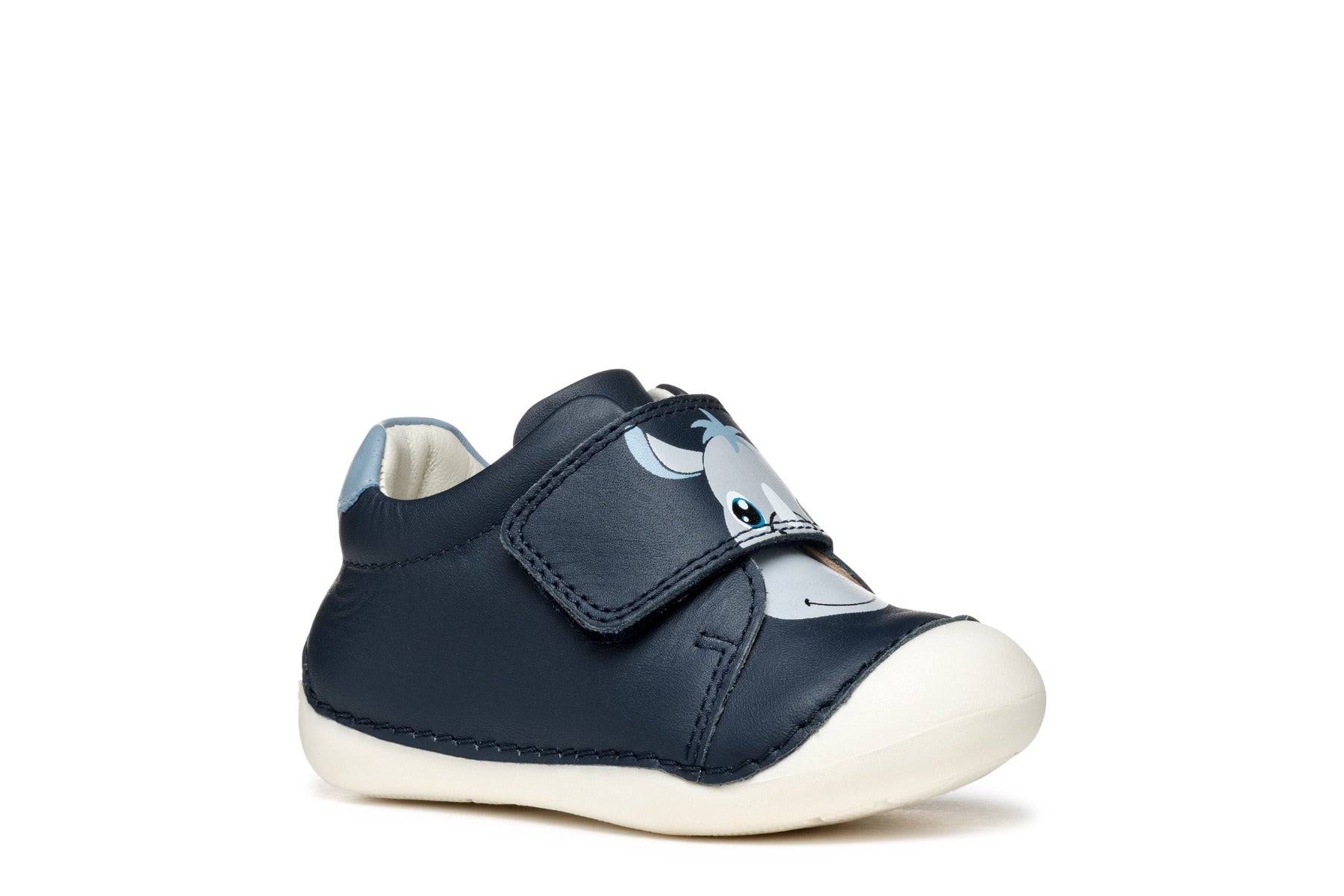 Geox pantofi baieti cu scai 18-23 Nappa rinocer