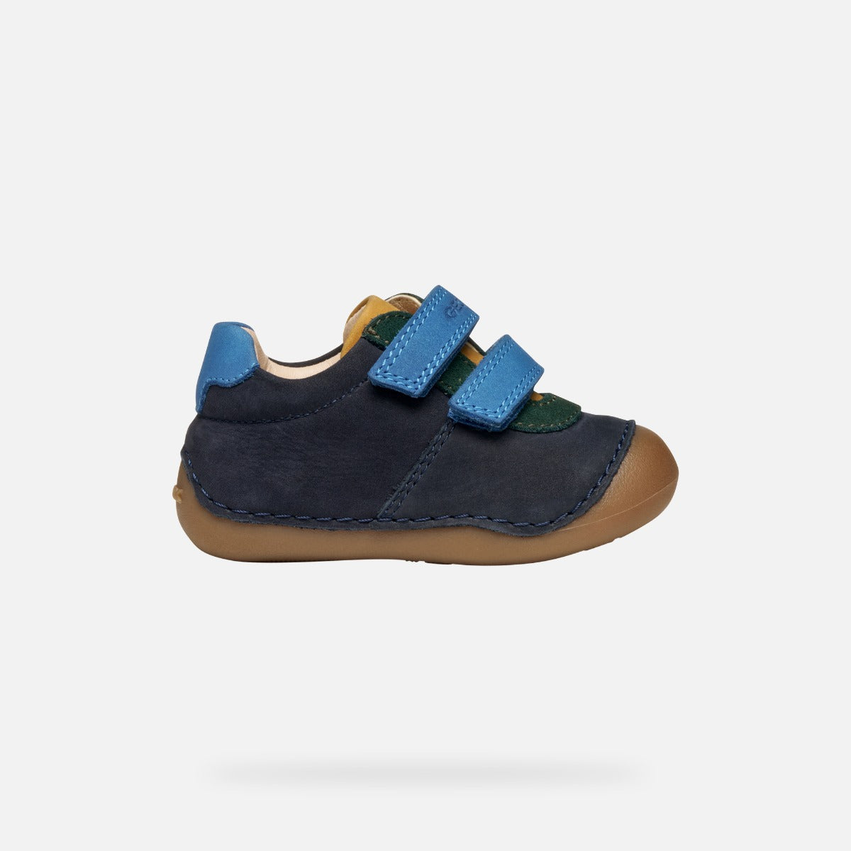 Geox pantofi baieti cu scai Tutim 18-23 Navy/Multicolor Imagine principală a produsului