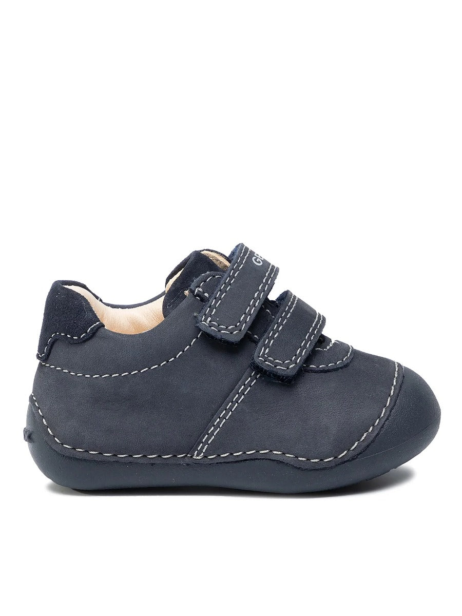 Geox pantofi baieti cu scai 18-23 Navy